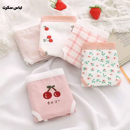 شورت نخی زنانه پک 3عددی B69